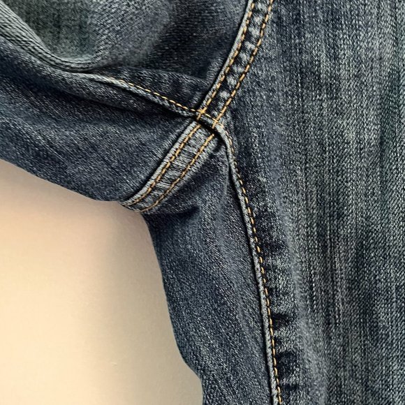 Eddie Bauer Curvy Slim Straight Womens Denim Jean sz 2 - Picture 4 of 13